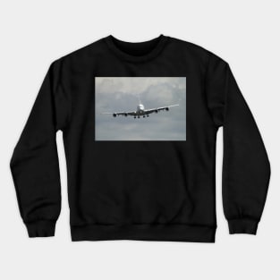 A380 On Final Approach Crewneck Sweatshirt